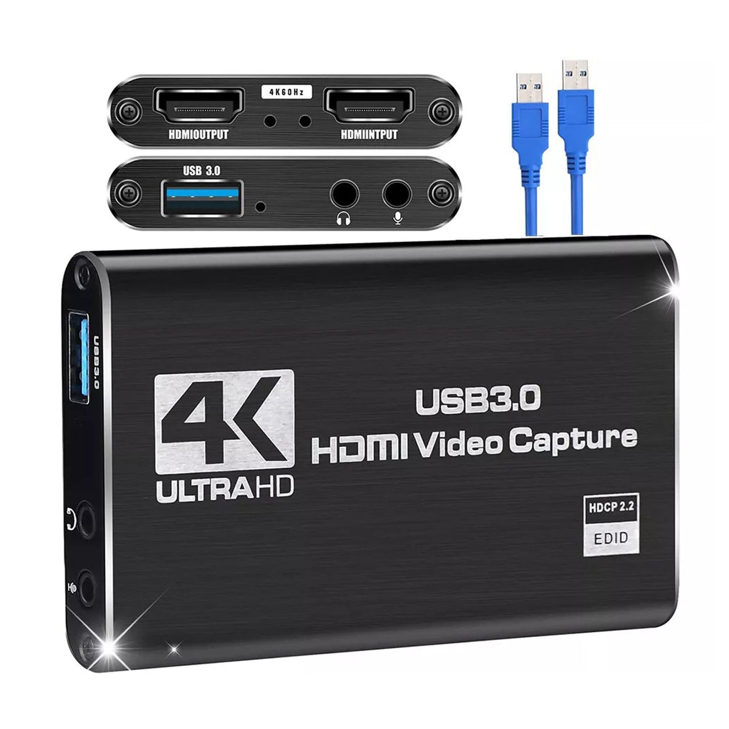 4K 1080P 60FPS HDMI to USB 3.0 Video Capture Card For PS4/PC/OBS Nintendo Switch