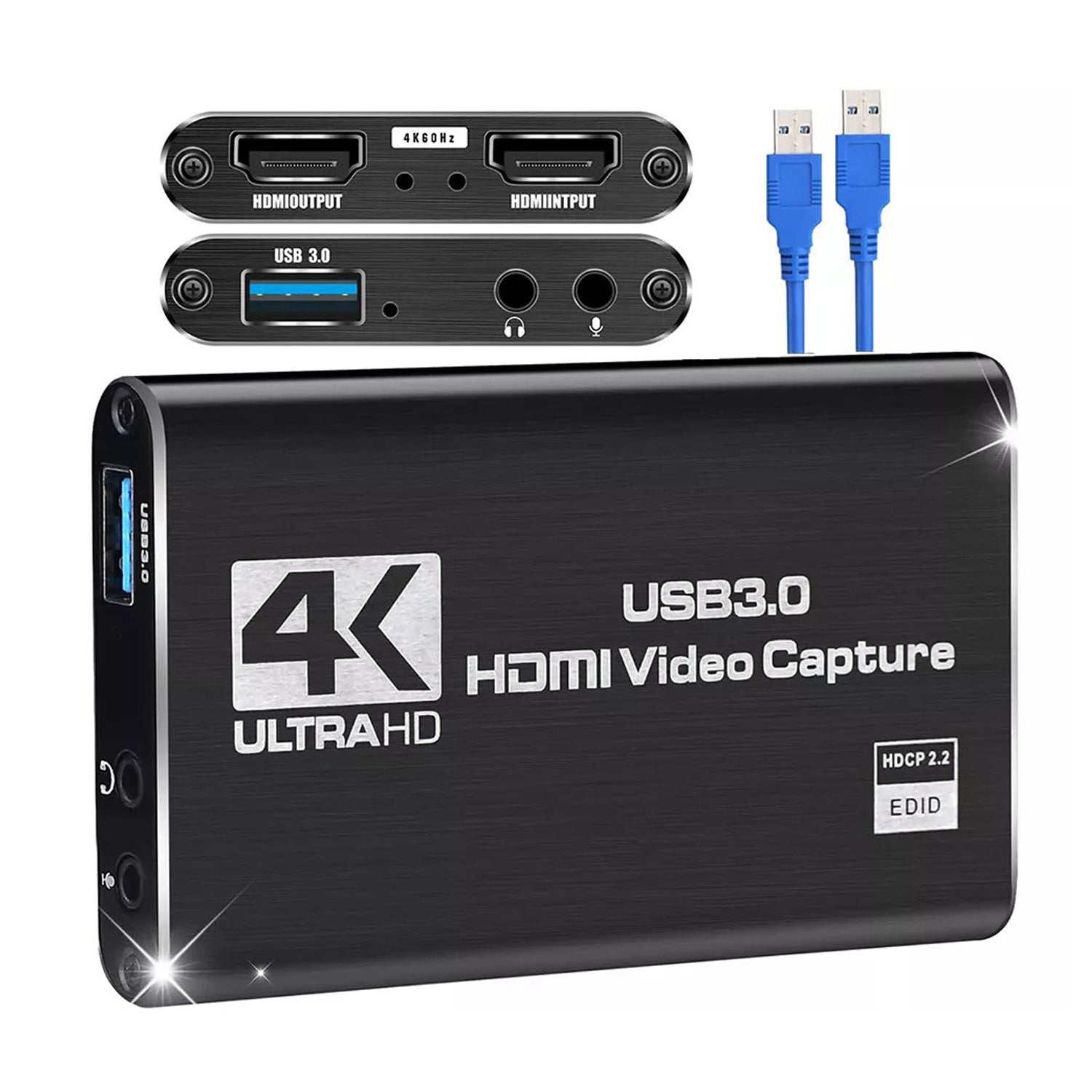 4K 1080P 60FPS HDMI to USB 3.0 Video Capture Card For PS4/PC/OBS Nintendo Switch