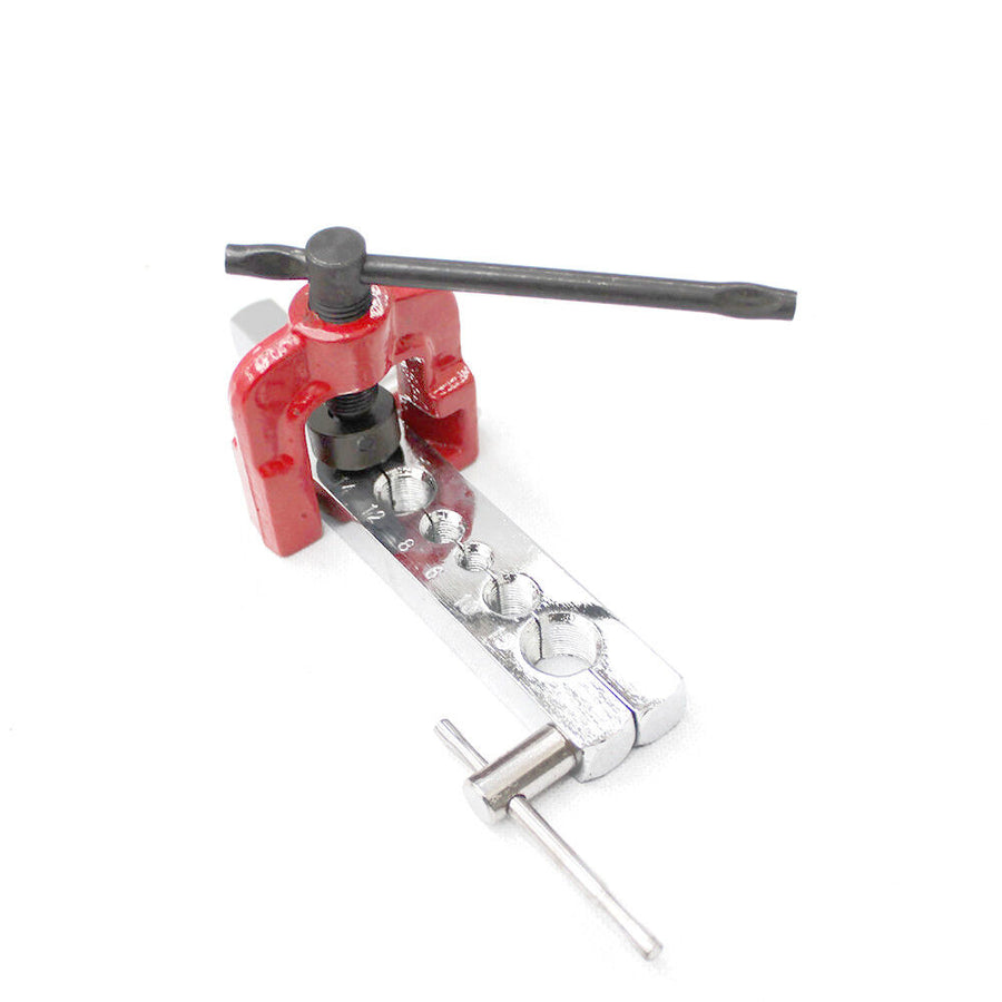2 Piece Flaring Tool Tubing Pipe Flaring Dies Tool Kit Air Brake Line Bar Flare