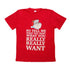 New Funny Adult Xmas Christmas T Shirt Tee Mens Womens 100% Cotton Jolly Ugly, Tell Me What You Want, XL