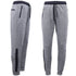 Mens Joggers Trousers Gym Sport Casual Sweat Track Pants Cuffed Hem w Zip Pocket, Navy, S