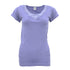 Womens Merino Wool Top Pants Thermal Leggings Long Johns Underwear Pajamas, Womens Short Sleeve - Lavender, 12-14