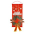 Christmas Hanging Banner Flag Door Window Décor Santa Reindeer Snowman Ornaments, Wreath