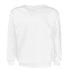 New Adult Unisex Plain Pullover Fleece Jumper Mens Long Sleeve Crew Neck Sweater, White, 2XL