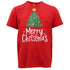 New Funny Adult Xmas Christmas T Shirt Tee Mens Womens 100% Cotton Jolly Ugly, Tree (Red) B, XL