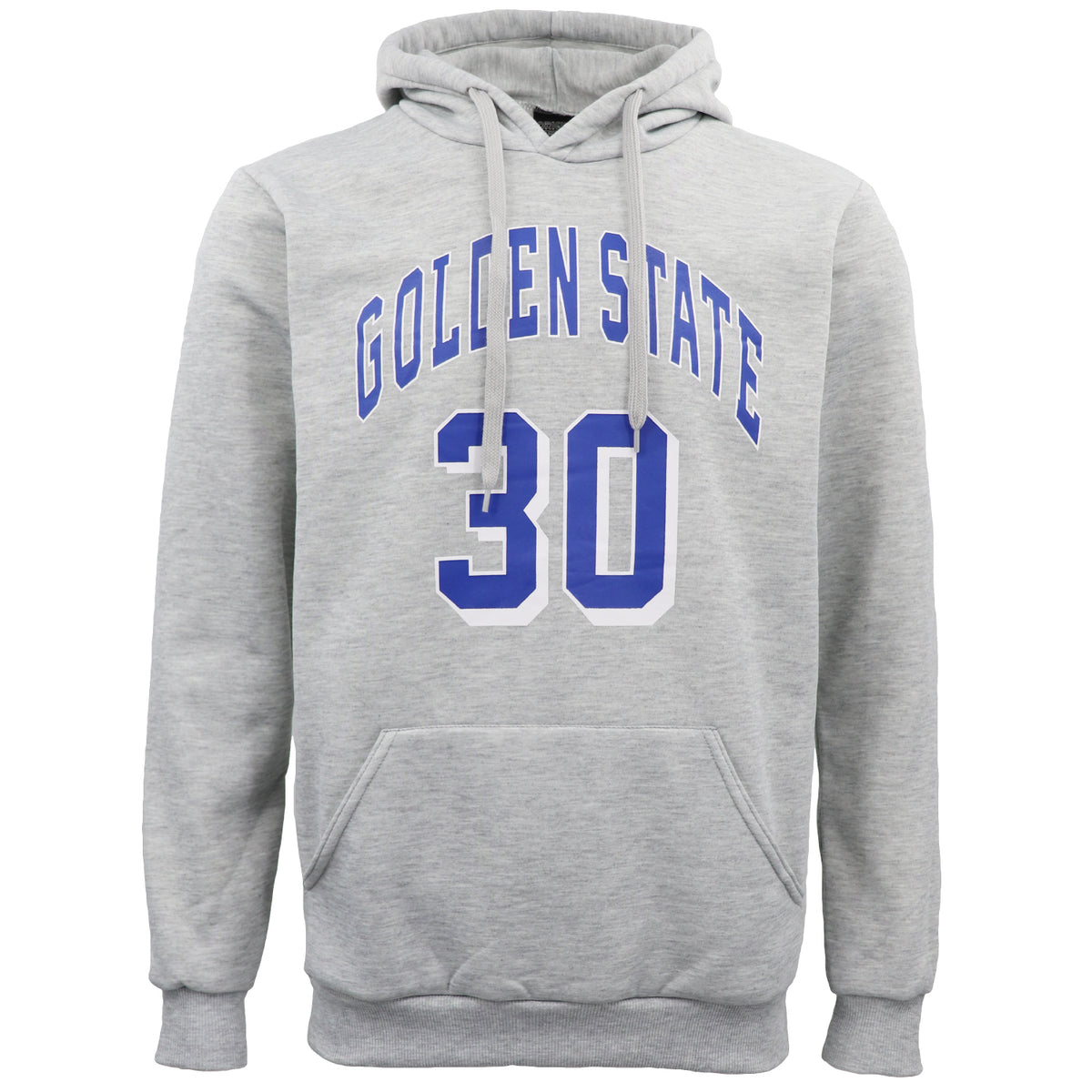 Men's Fleece Pullover Hoodie Jacket Sports Jumper Jersey Chicago Golden State, Light Grey - Golden State 30, XS