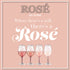 Rose - 2024 Square Wall Calendar 16 Month Food Planner Wine Beer Planner Gift