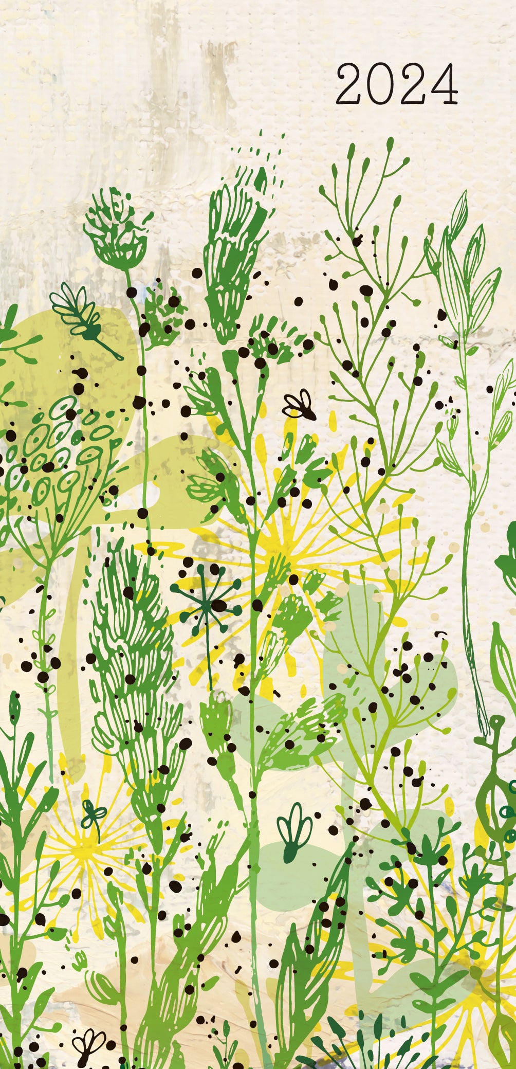 Cotton Grass - 2024 Flexi Pocket Diary Premium Planner Christmas New Year Gift