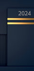 Gold Bars - 2024 Flexi Pocket Diary Premium Planner Christmas Xmas New Year Gift
