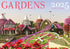 Gardens - 2025 Rectangle Wall Calendar 16 Months Hanging Planner New Year Gift