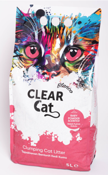ClearCat Blanco Cat Litter â€“ Baby Powder 5L