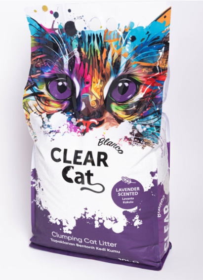 ClearCat Blanco Cat Litter â€“ Lavender 10L