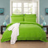 1000TC Tailored Double Size Green Duvet Quilt Cover Set