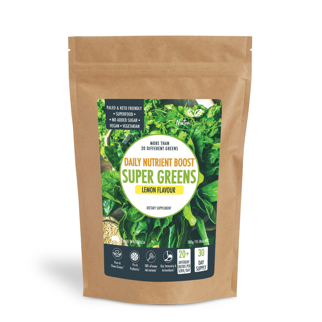 Super Greens Powder â€šÃ„Ã¬ Energising Superfood Blend - Nutrients  and Vitamins of 20 Greens