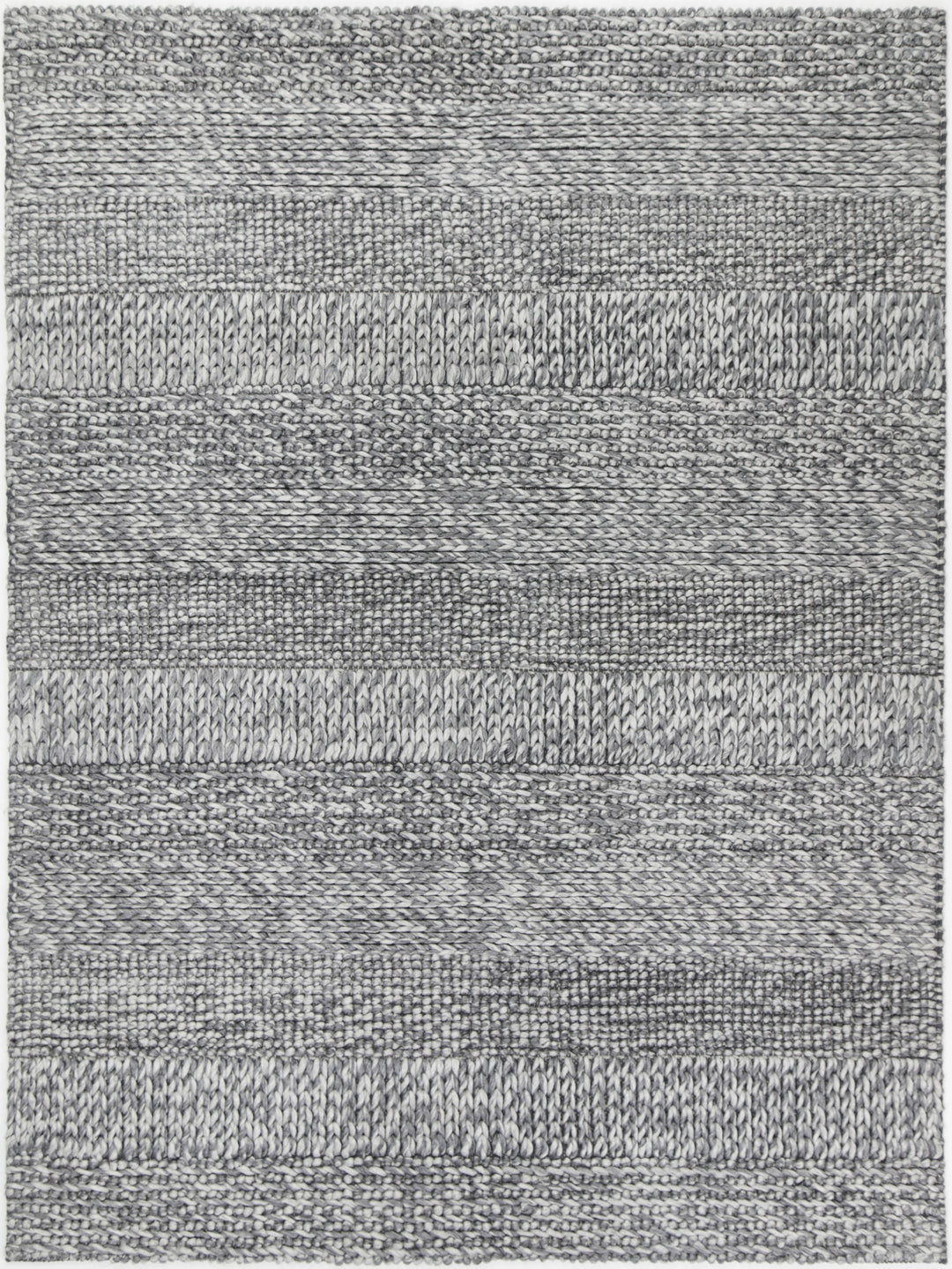 Harlow Grace Charcoal Wool Blend Rug 200x290
