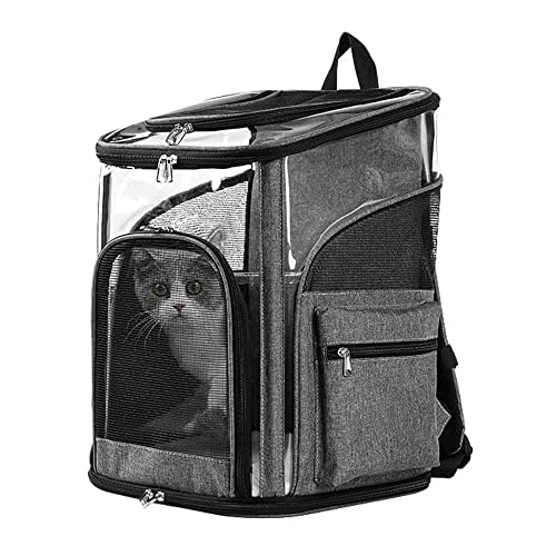 LIFEBEA Cat Pet Carrier Backpack - Dog Puppy Travel Space Carrier Bag - Intimate Design & Easy Access for Pets - Breatha
