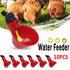 10 Pcs Automatic Poultry Waterer Cups for Chickens & Birds