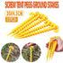 10PCS Spiral Screw Tent Pegs Heavy Duty Ground Stakes for Camping Beach Grass