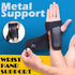 Aolikes Steel Wrist Support Splint Carpal Tunnel Syndrome Sprain Strain Brace - Left Hand
