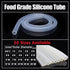 Food Grade Transparent Silicone Rubber Tube Hose Pipe Clear Beer Milk Soft 1M - 3*5mm