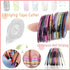 32Pcs Nail Striping Tape Metallic Laser Line Sticker Rolls Manicure Diy Mixed Au