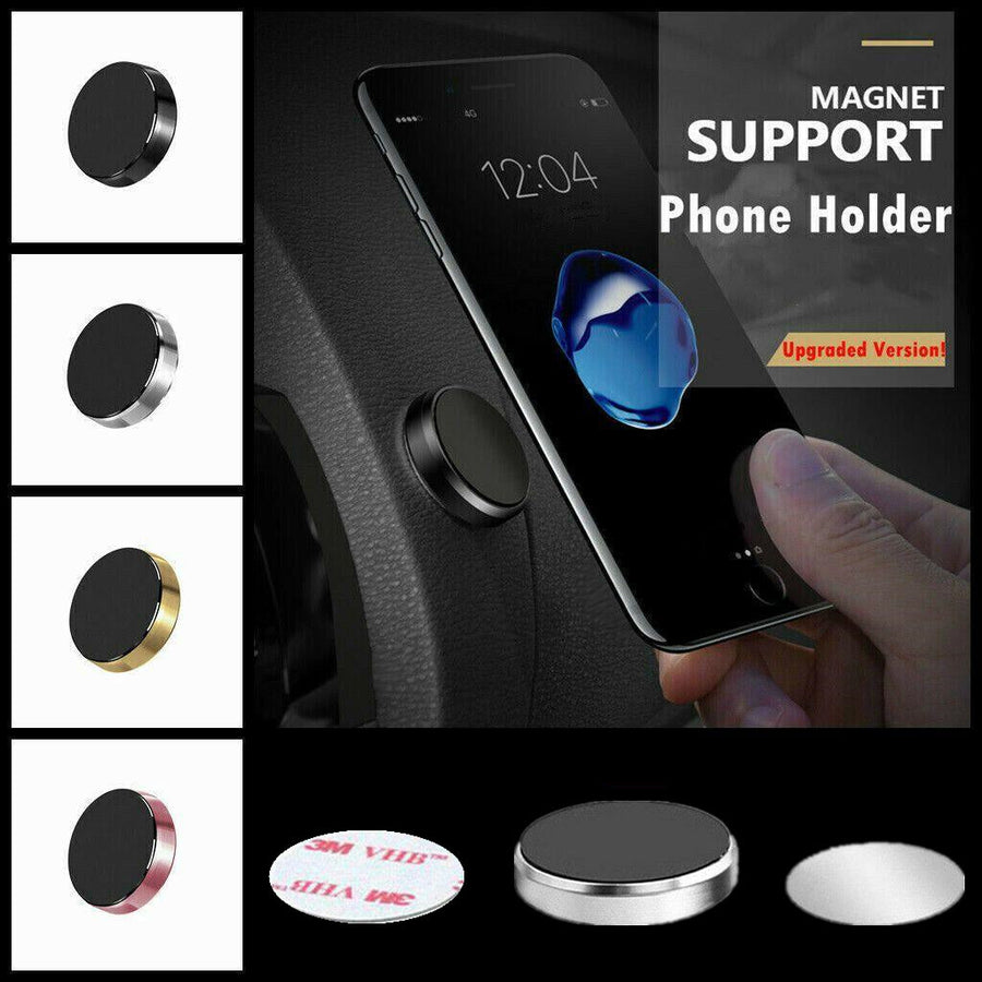 Universal Dashboard Phone Holder Car Mount Stand with Secure Grip - Silver *1