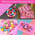 55 Love Heart Silicone Mould Chocolate Mold Candy Gummy Maker Ice Jelly Tray Au