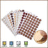 54 X Self Adhesive Decorative Screw Cover Caps Holes Cams Furniture Kitchen 20mm - PC 260