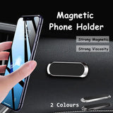 Phone Holder Mount Dashboard Stand for Car Mobile Smartphone Mini Size Grip Pad - Silver *1 Unit