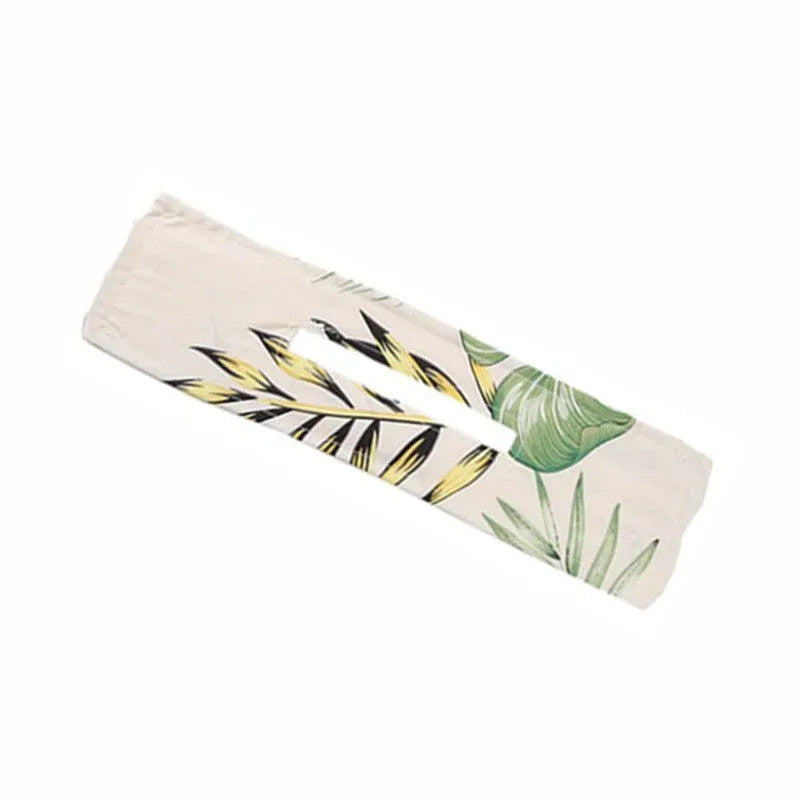 New Deft Bun Knotted Wire Hair Band Print Headband Twist Maker Hair Accessories - Yellow 06