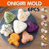 6X Onigiri Mold Sushi Rolls Rice Ball Bento Press Maker Mould Diy Kitchen Tools