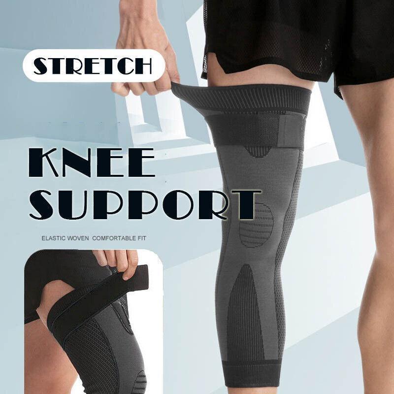 Aolikes Compression Knee Brace Full Leg Sleeve Support Thigh High Sports Gym Au - L