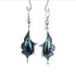 Retro Boho Turquoise Flower Earrings Hook Moonstone Dangle Drop Sapphire Women - 1248