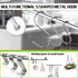 8cm Stainless Steel S Shape Hooks Kitchen Hanger Rack Clothes Hanging Plant Holders - 10PCS