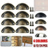 6X Cupboard Door Cabinet Cup Drawer Furniture Retro Antique Pull Shell Handle - Black