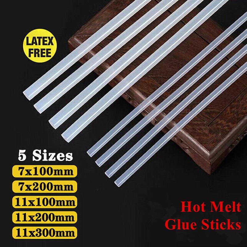 Clear Hot Melt Glue Sticks Adhesive Craft Stick for DIY Glue Tool 7mm 11mm - 7mm x 100mm 10pcs