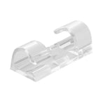 16PCS Cable Clips Management Holder Cord Wire Line Organizer Self-Adhesive L - L Size - Transparent x 16 PCS