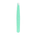 Stainless Steel Hair Eyebrow Tweezers Plucker Puller Beauty Slanted Nail Tip - Green