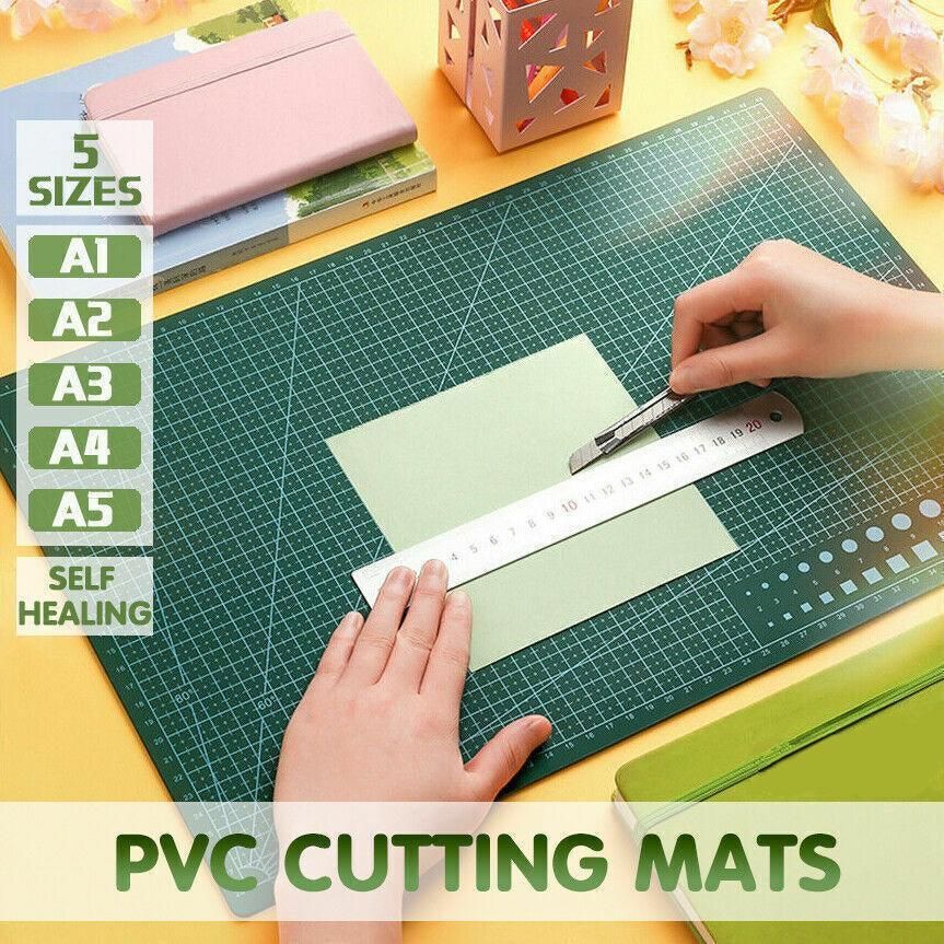 Junesix A1 A2 A3 A4 A5 Pvc Cutting Mat Durable Diy Self Healing Engraving Pad Au - A1