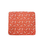 Orange Washable Pet Dog Cat Training Pee Pads Cushion Bed Absorbent Mat - 40X60cm