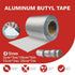5M Waterproof Tape Butyl Rubber Aluminium Foil Roof Pipe Caravan Repair Flashing - 15cm*5m*1 Unit