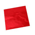 100Pcs Aluminium Foil Chocolate Wrappers 20cm Squares - Red/Gloss