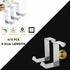 4X/6X Over Door Hooks Hanger Holder Stainless Steel Cabinet Organizer Clothes 4.5cm - 6 PCS