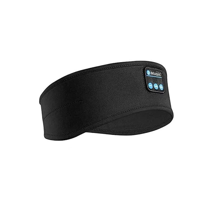 Wireless Bluetooth Eye Mask Headphones Sleep Headband for Relaxation and Meditation - Black
