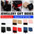Cardboard Jewellery Gift Boxes Drawer Style Necklace Ring Earring Pendant Bracelet Case - Red