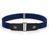 Buckle-Free Elastic Invisible Comfortable Womens No Bulge Hassle Belt For Jeans - Blue