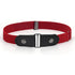 Buckle-Free Elastic Invisible Comfortable Womens No Bulge Hassle Belt For Jeans - Red