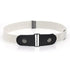 Buckle-Free Elastic Invisible Comfortable Womens No Bulge Hassle Belt For Jeans - White