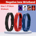 RedUp Far Infrared Negative Ions Wristband, Anti-Static Silicone Sport Bracelets - Black