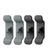 Cord Organizer Wrap Holder 4pcs Kitchen Appliance Cable Winder Adhesive Clip - 2PCS Grey+2PCS Black